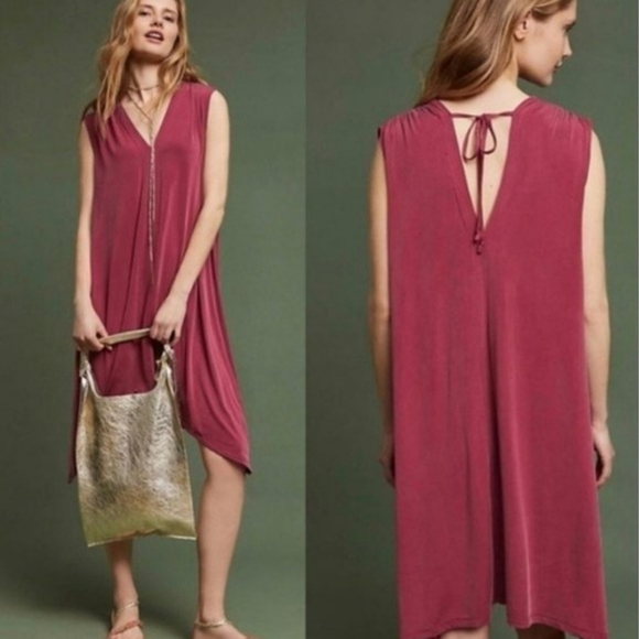 eri + ali Dresses & Skirts - Anthropologie Eri + Ali Brielle Shift Dress Waterfall Oversized Sleeveless